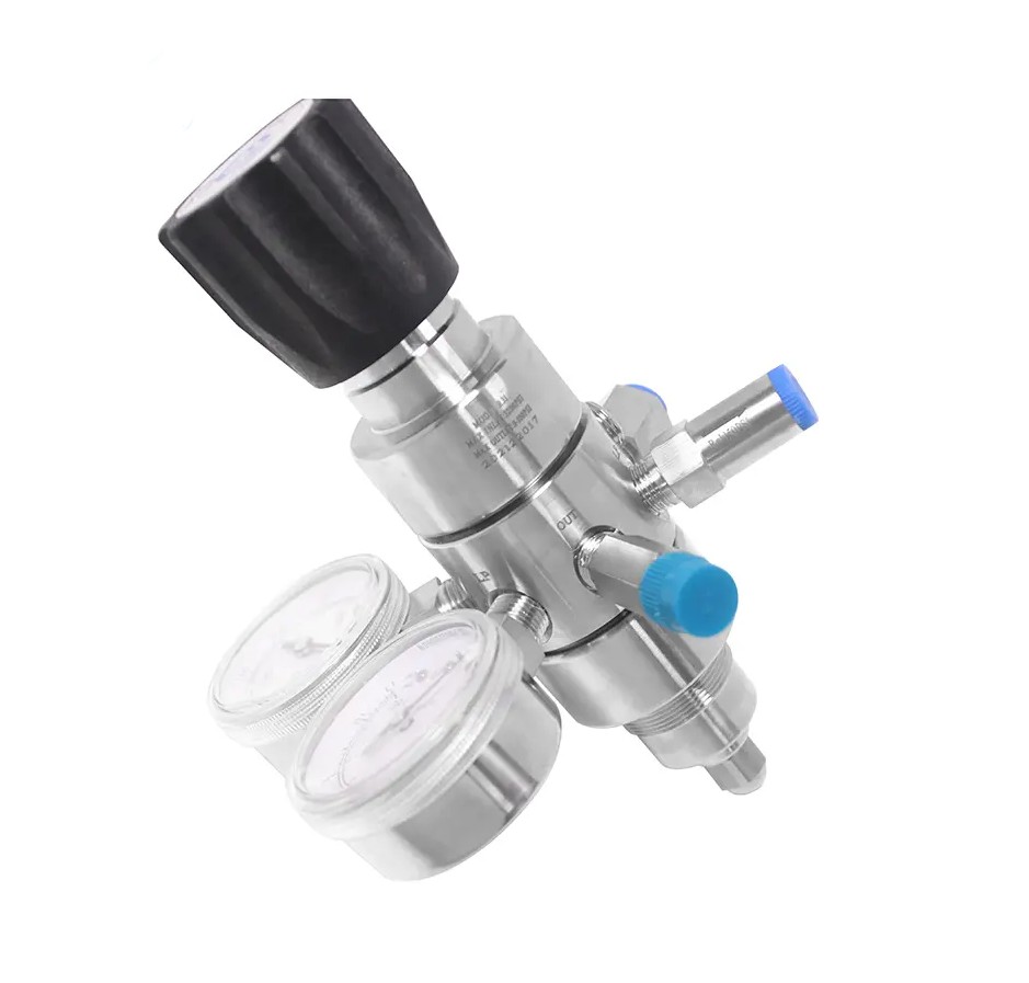 Regulador de presión para gas de alta pureza AFK R31 - Acero inoxidable