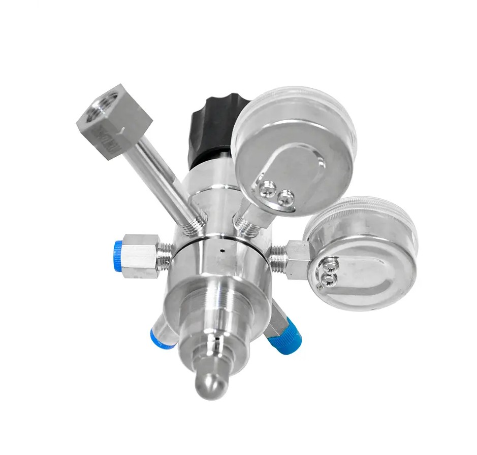 Regulador de presión para gas de alta pureza AFK R31 - Acero inoxidable 