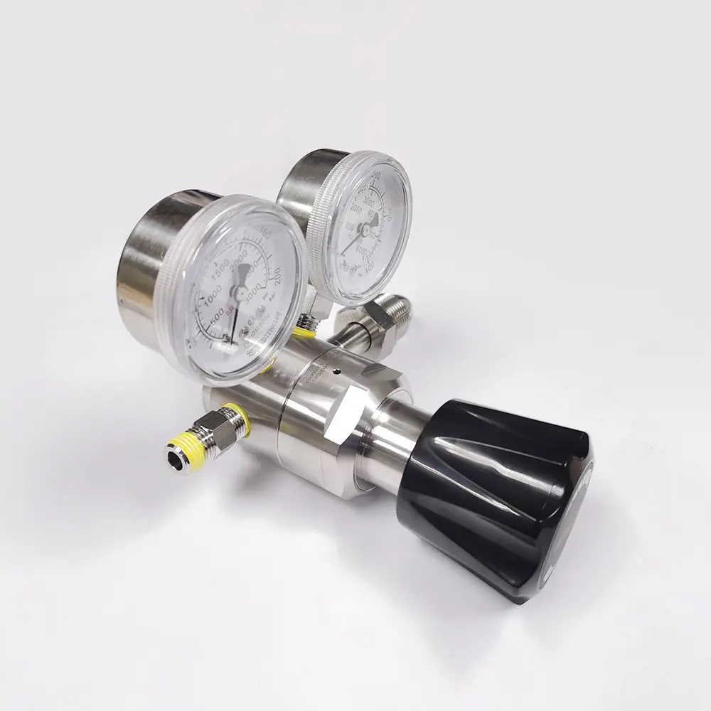 Regulador de presión de alta presión CGA580 - Acero Inoxidable