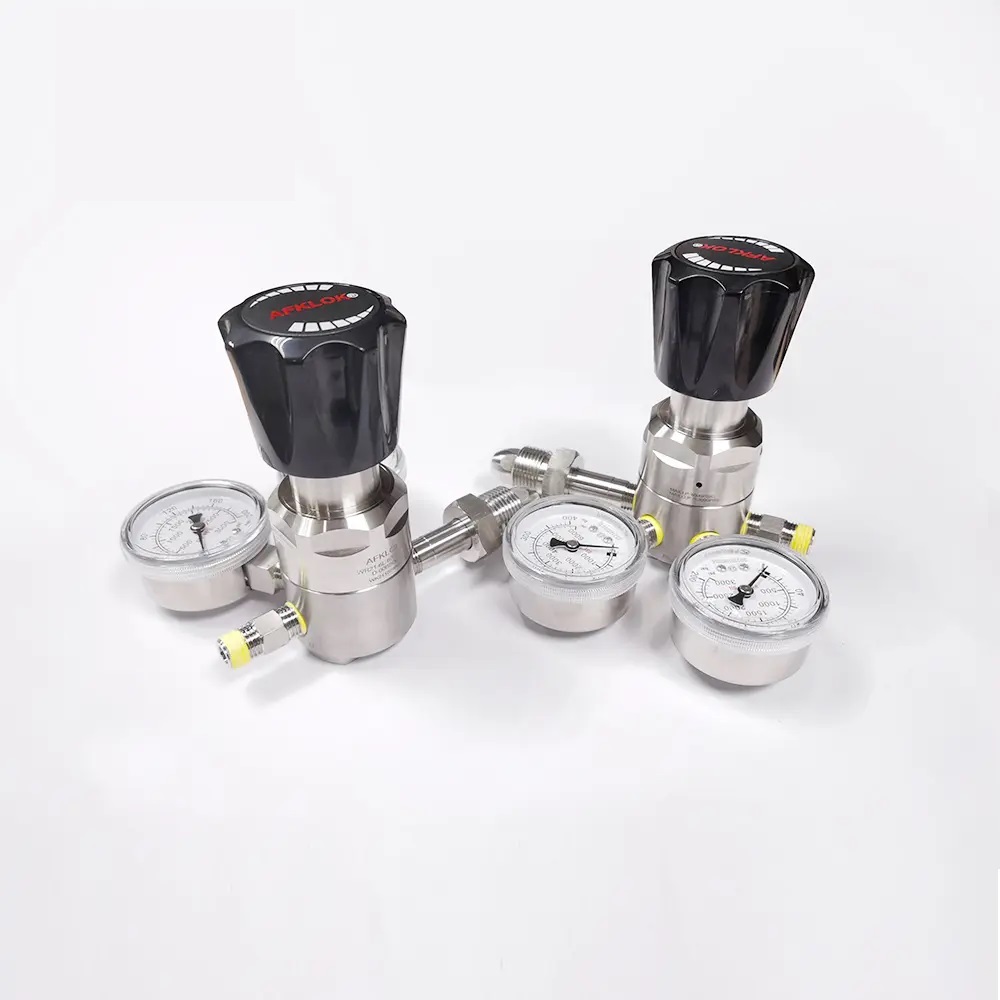 Regulador de presión de alta presión CGA580 - Acero Inoxidable