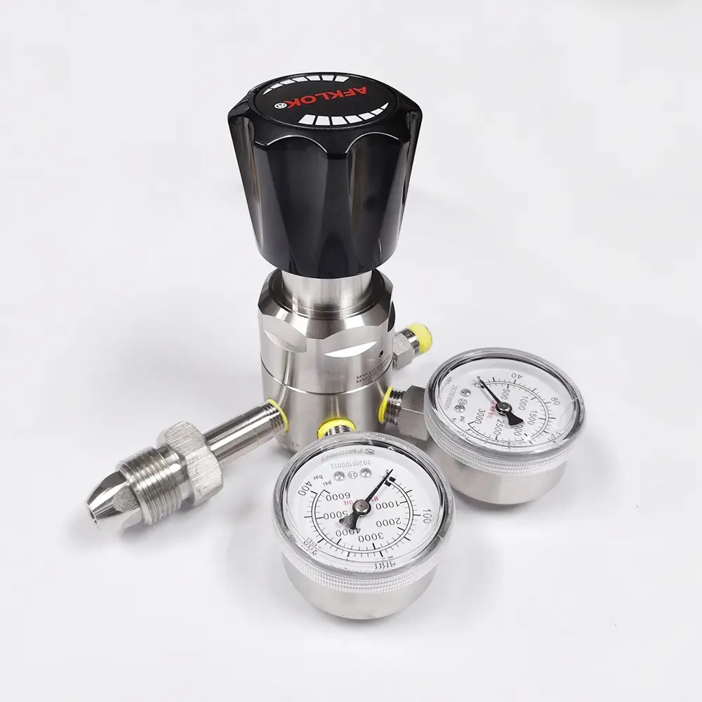 Regulador de presión de alta presión CGA580 - Acero Inoxidable