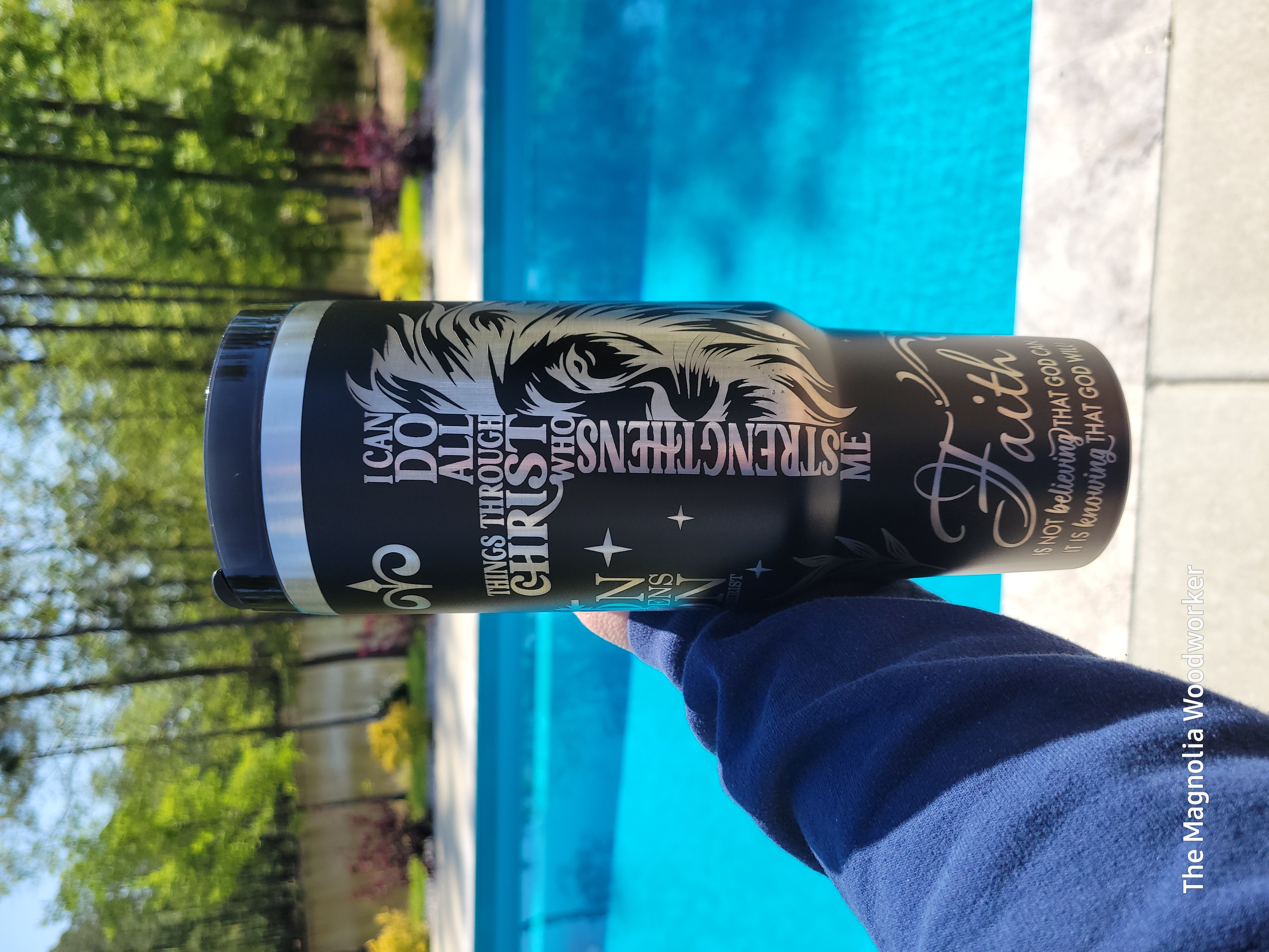 40 oz. Tumbler - I can do all things through Christ