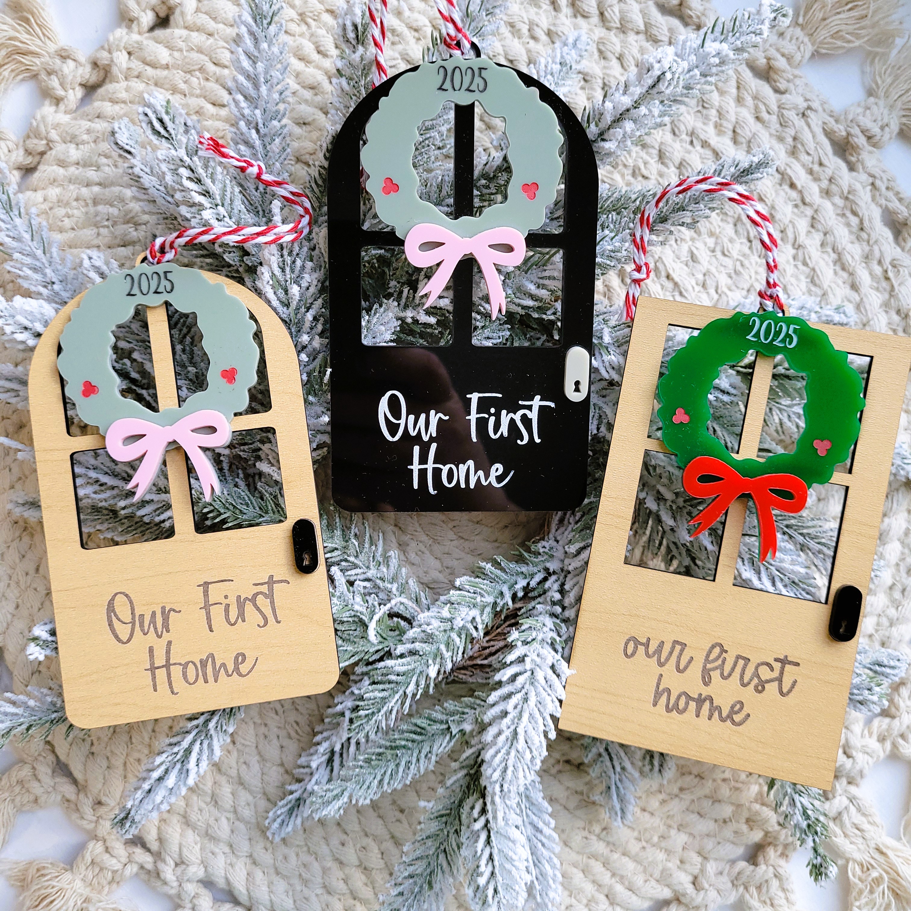 'Our First Home' Christmas Ornament