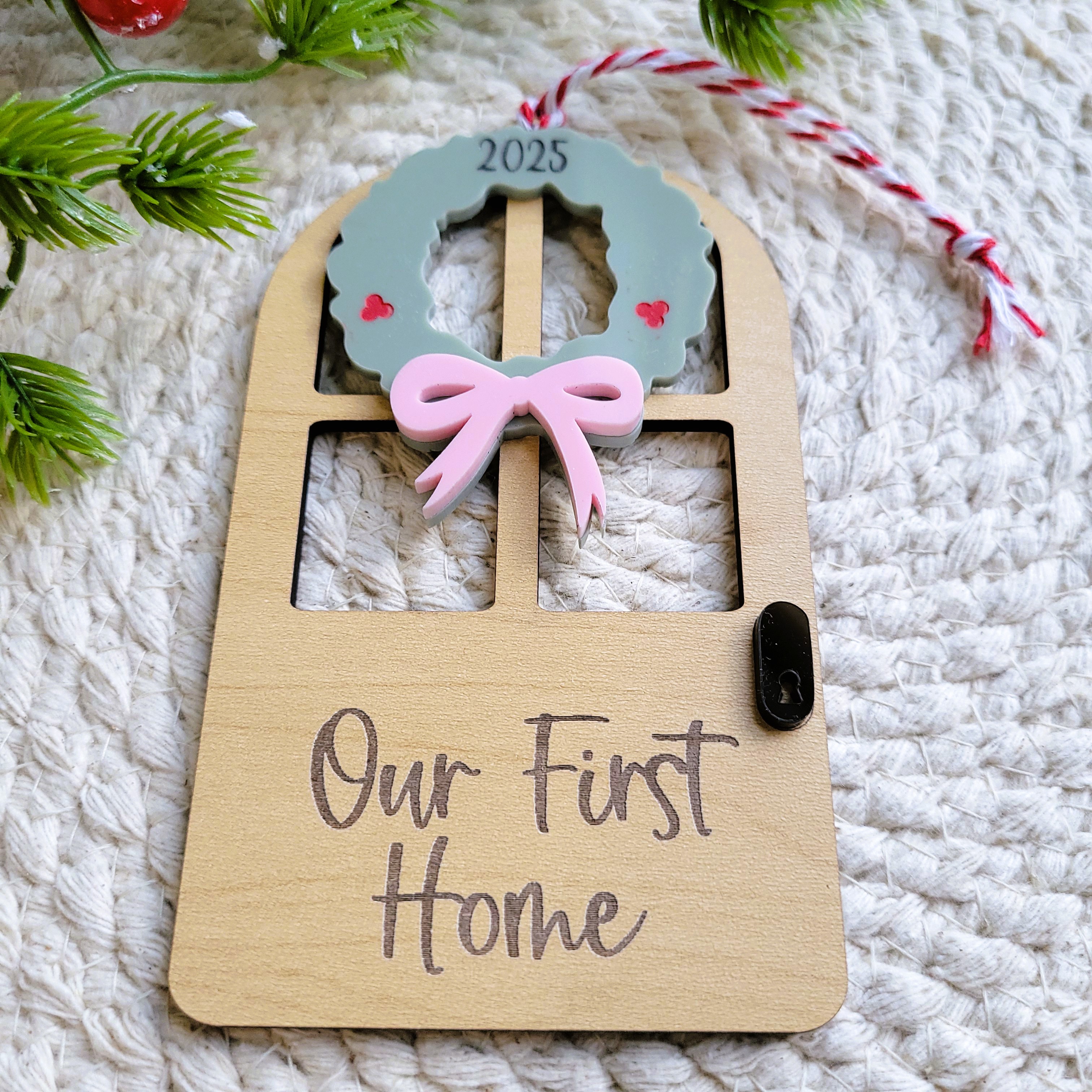 'Our First Home' Christmas Ornament