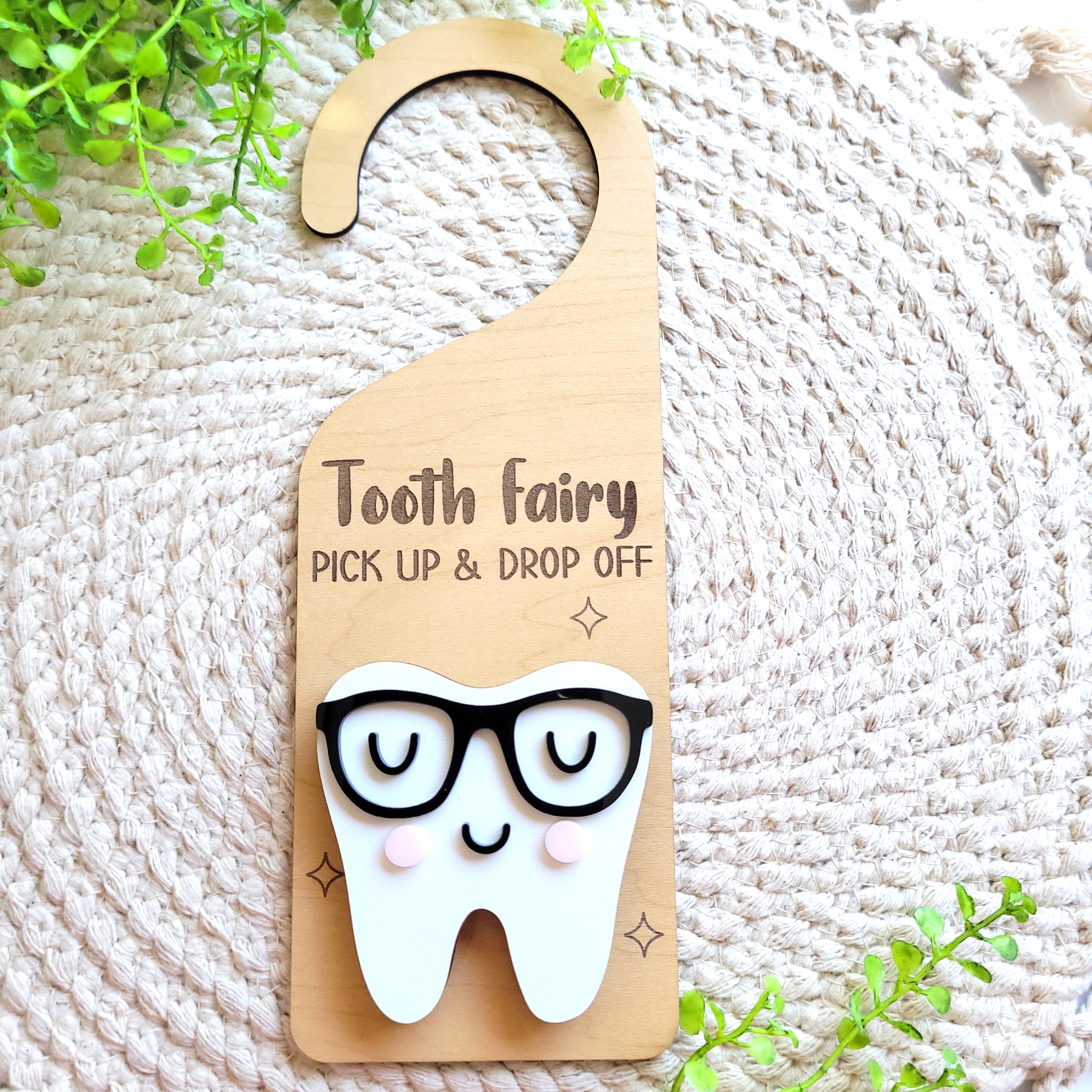 Studious Tooth Fairy Door Hanger