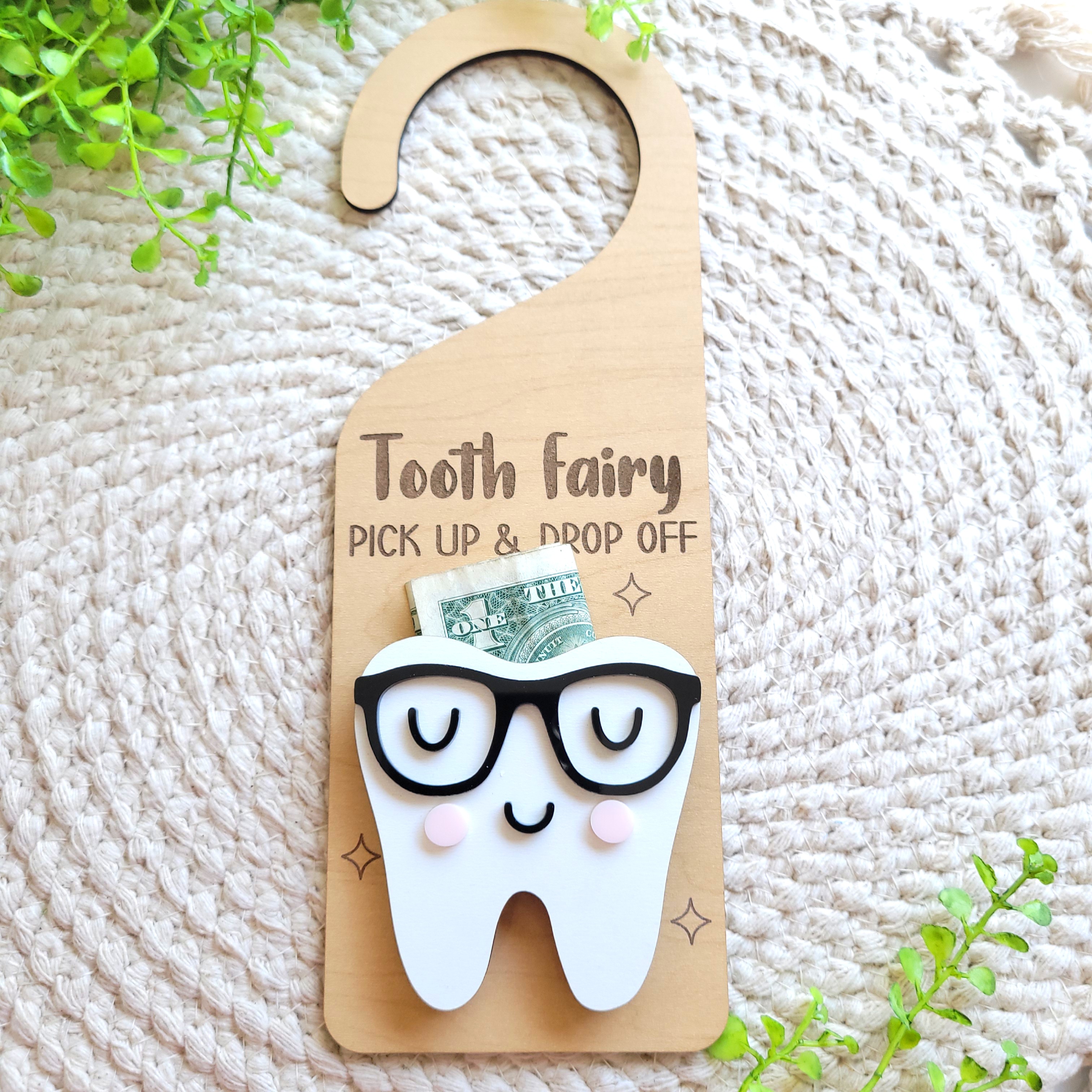 Studious Tooth Fairy Door Hanger