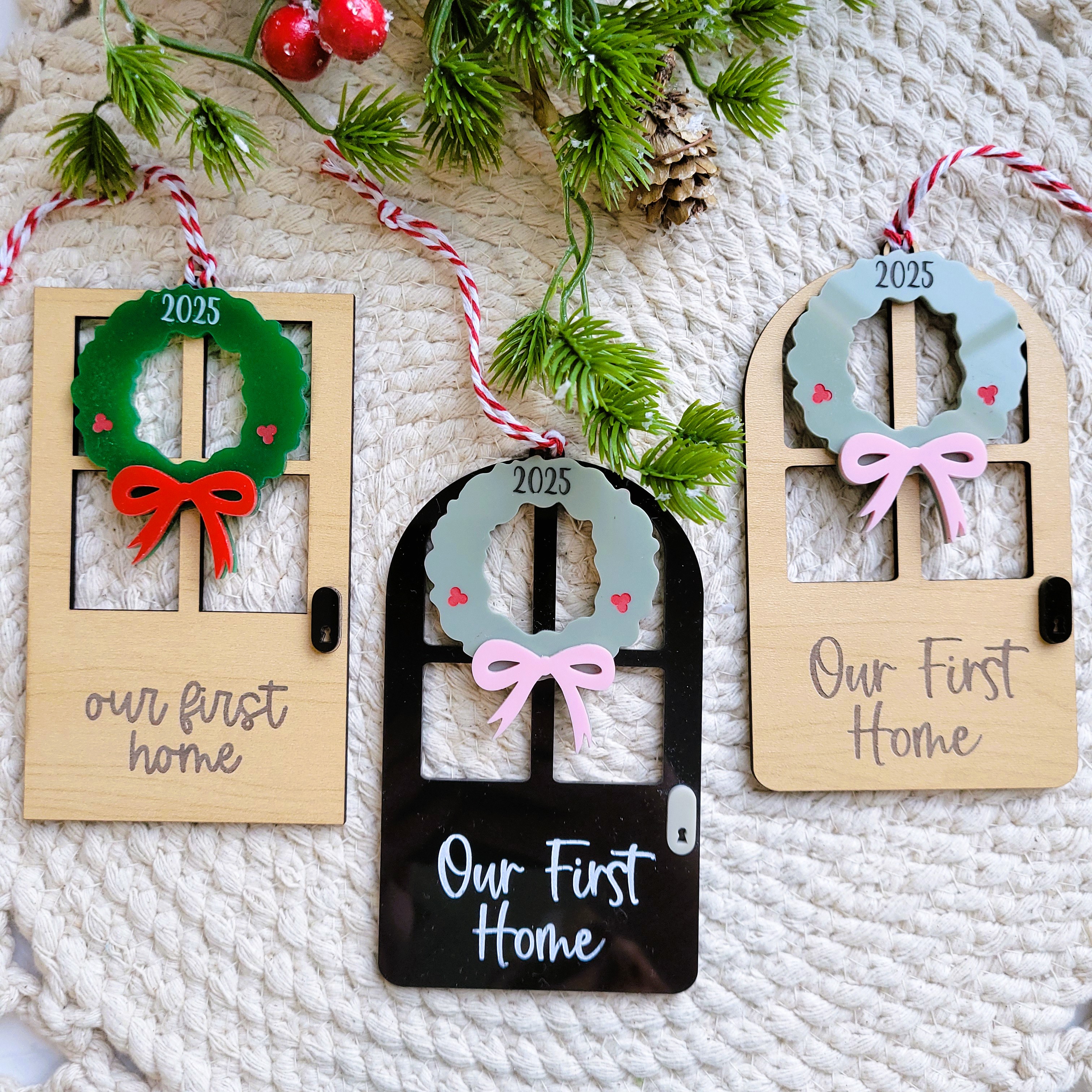 'Our First Home' Christmas Ornament