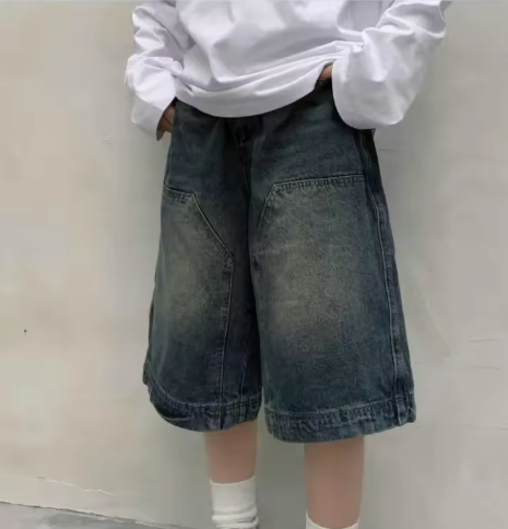 Denim Bermuda Shorts