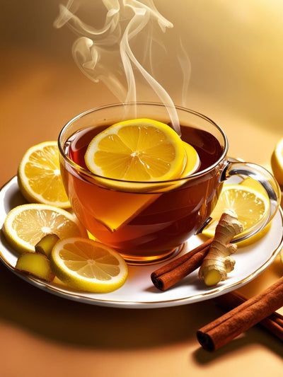 Tasse de thé au citron