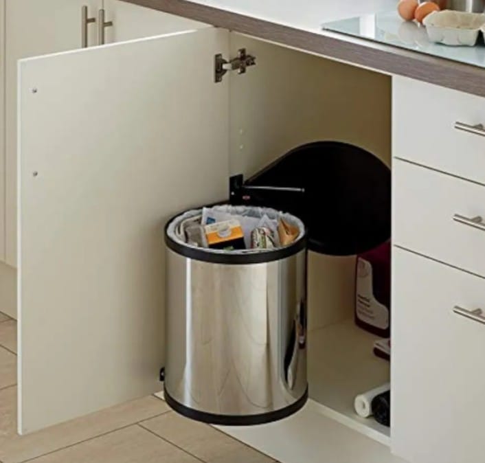 Gentech Auto LID Swing-Out waste Bin 9Ltr