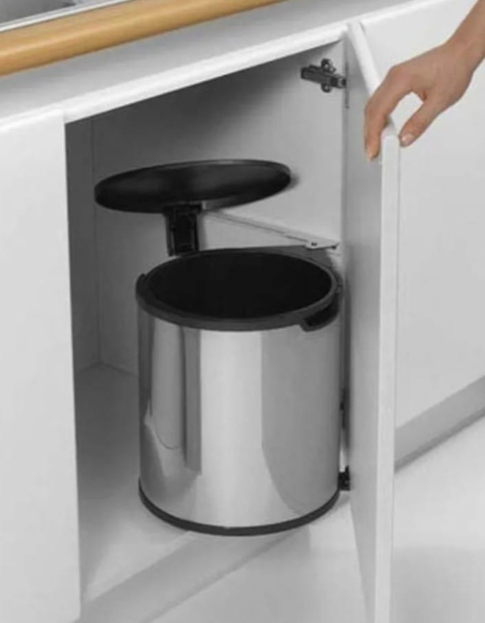Gentech Auto LID Swing-Out waste Bin 9Ltr