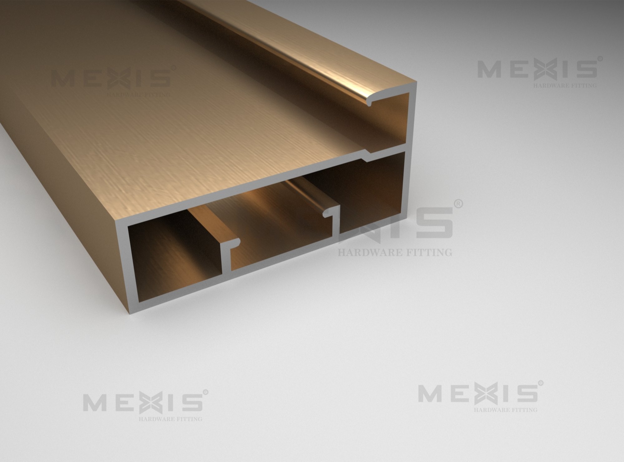 Glass frame shutter Aluminum Profile