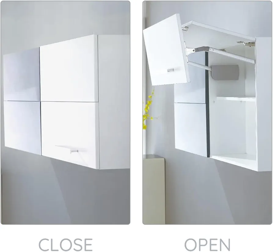 Hydraulic Bi-Fold Pneumatic Two Door Cabinet Hinge Support Lift Up