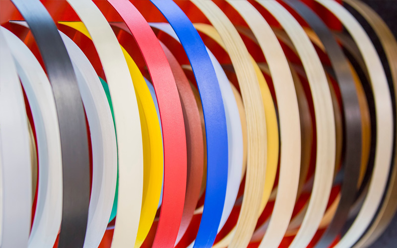 Solid Color Edge banding pvc tape 
