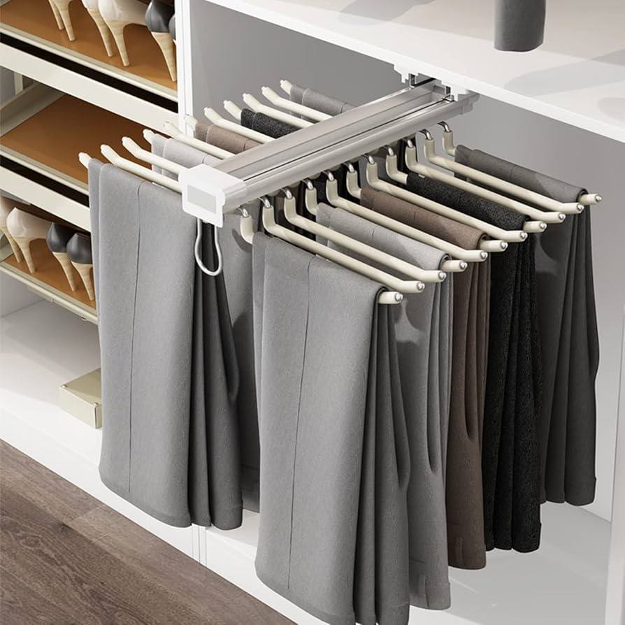 Gentech Pull-Out Trouser Rack Double 