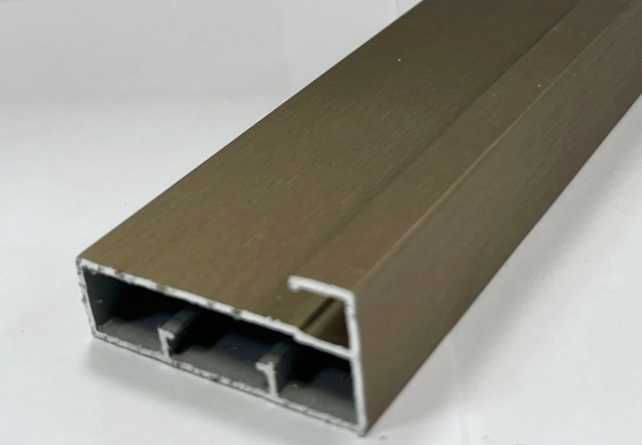 Aluminum profile brush Bronze 