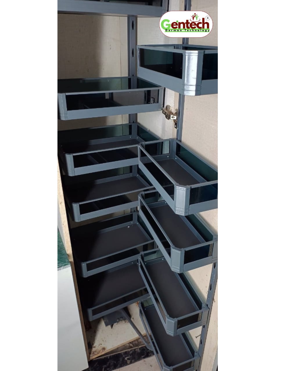 Gentech kitchen Glass pantry 