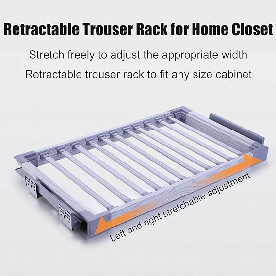 Gentech Pull-Out Pants Rack