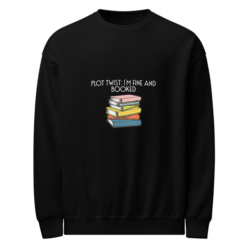 Crew neck sweatshirt fine and booked