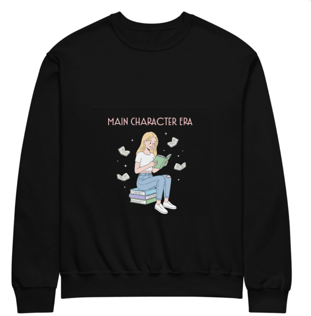 Crew neck sweatshirt white girl main character era