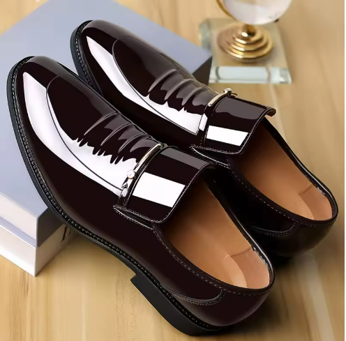 Men's Polished Leather Loafers