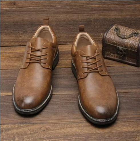 Men's Brown Leather Shoes