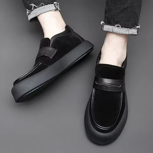 Men's Black Loafers