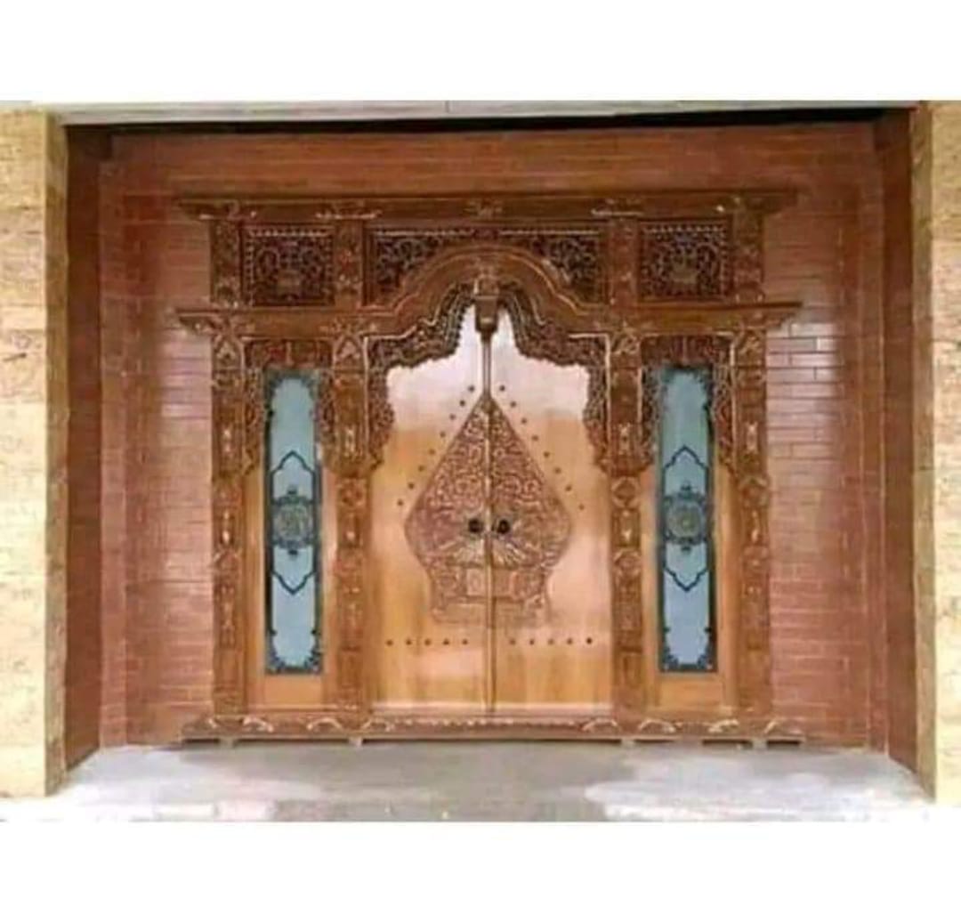 Pintu Gebyok Kayu Jati
