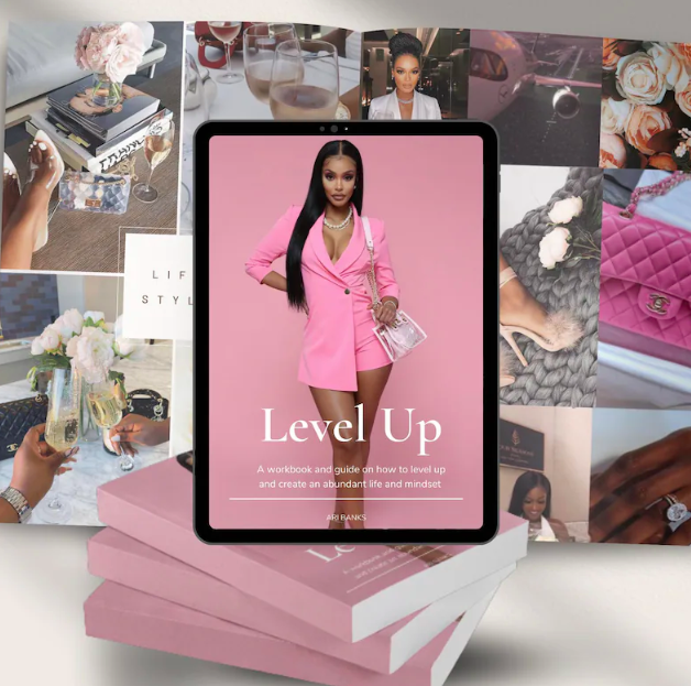 Editable Level up book, 60 pages, resell, white label, diy ebook planner, ebook planner, manifestation planner, Boss up planner, plr