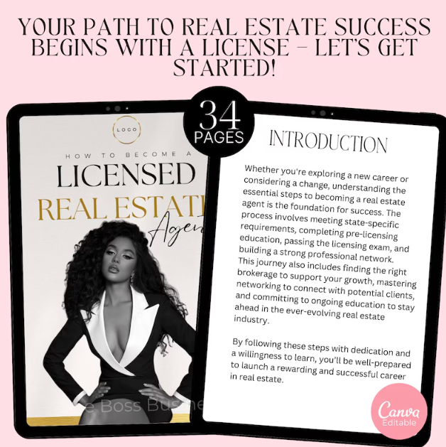 Start a Business Guide Licensed Real Estate Agent Master Resell Rights Real Estate Coaching Become a Real Estate Agent Guide PLR MRR Guide