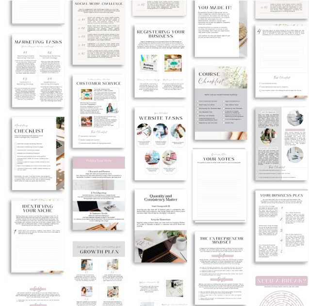 Start an Online Business Ebook Done For You MRR Ebook How To Start An Online Business Ebook Canva Template with PLR