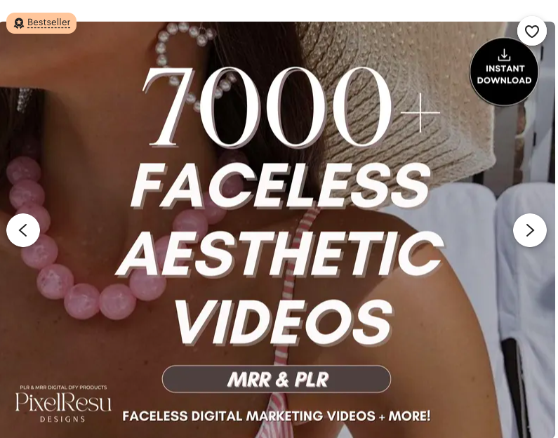 7000+ Aesthetic Faceless Video Reels + Story | MRR & PLR Resell | Affiliate Marketing, Social Media Mrr DFY Instagram Faceless Content
