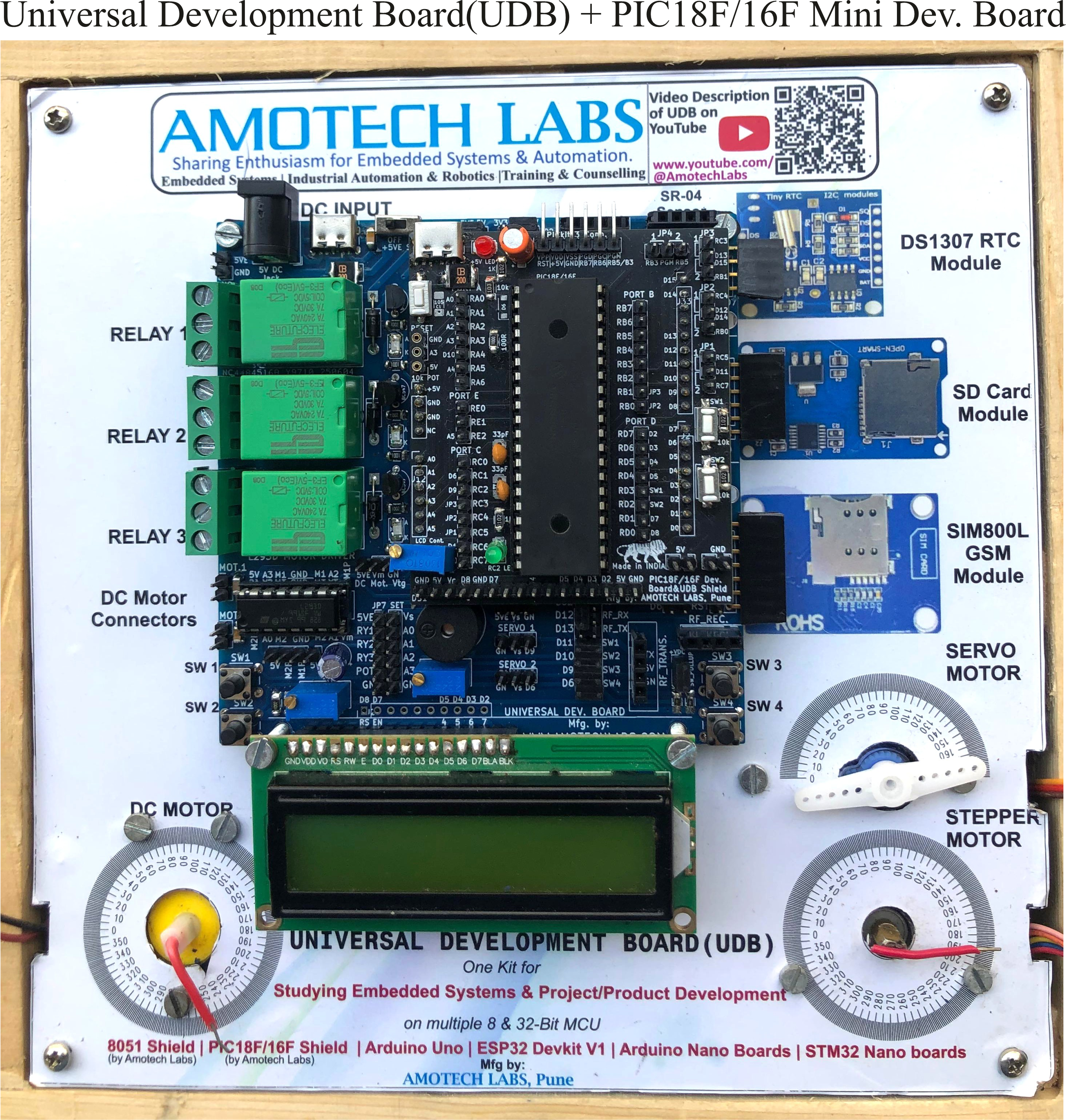 PIC18F/16F Mini Development Board