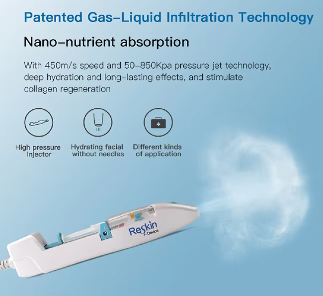 Mesogun No-needles Injector Skin Moisturizer Whitening Mesotherapy Machine