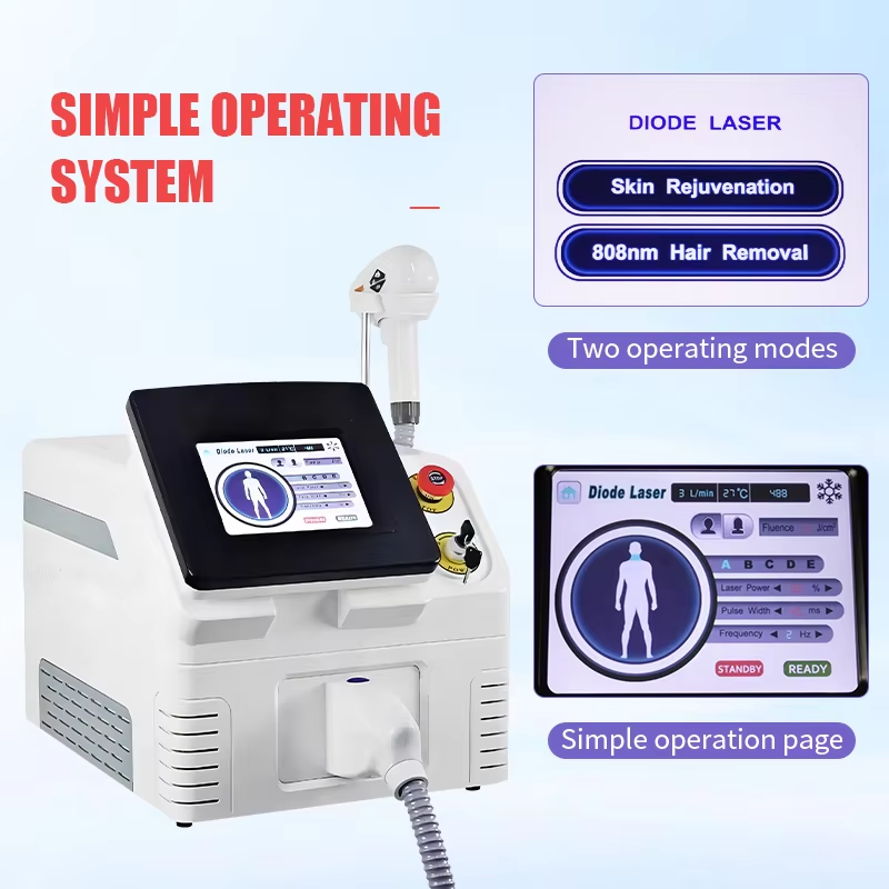 Portable 808nm Diode Laser Hair Removal Machine