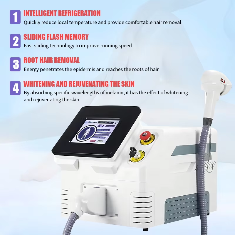 Portable 808nm Diode Laser Hair Removal Machine