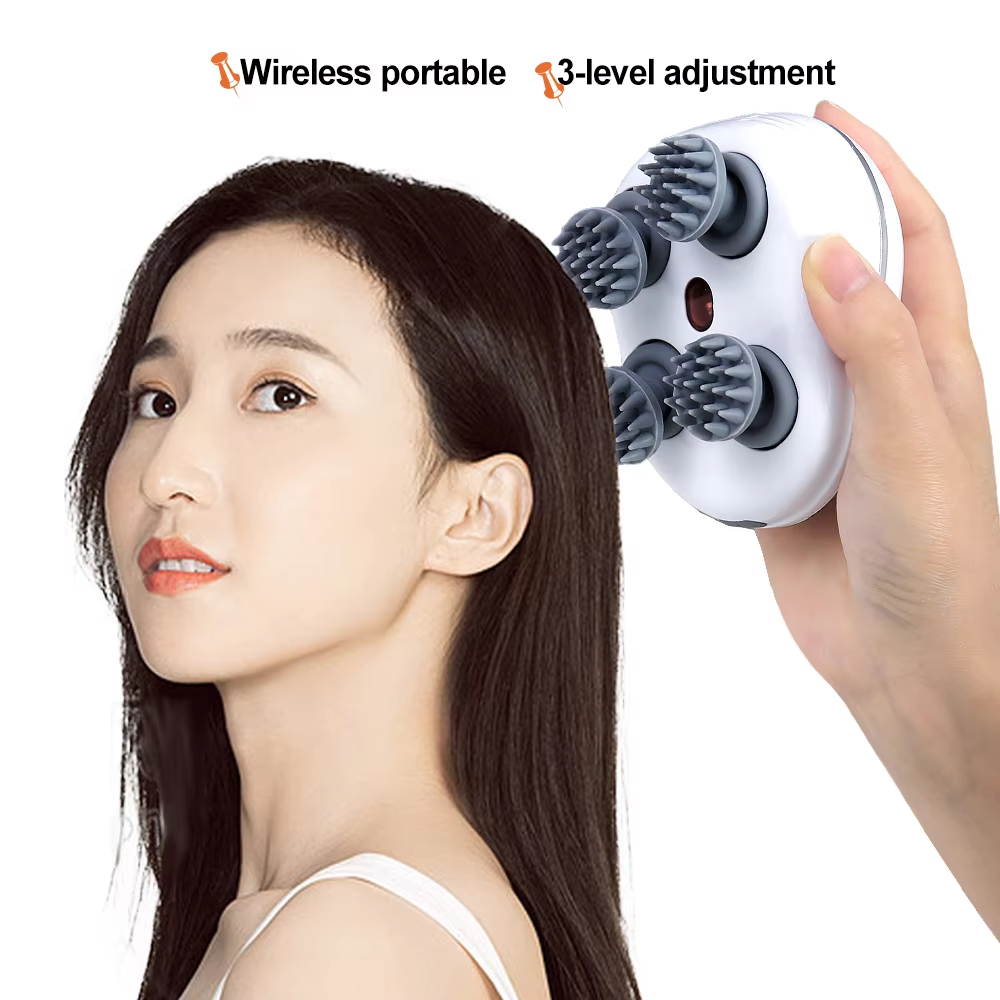 Red Light Therapy Scalp Massager