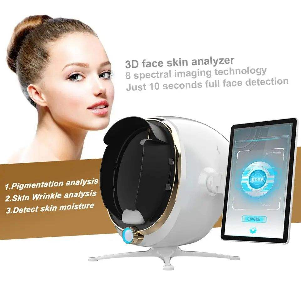 Digital Skin Scanner 3D Magic Mirror Analyzer Machine