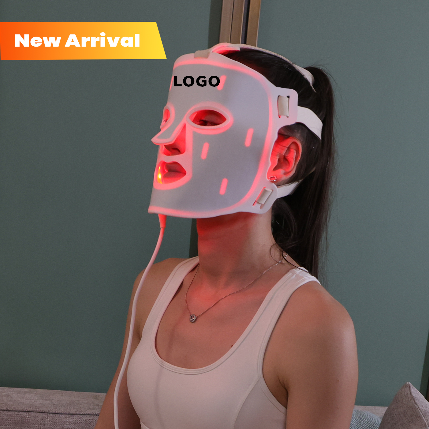 Handheld LED Facial Beauty Mask