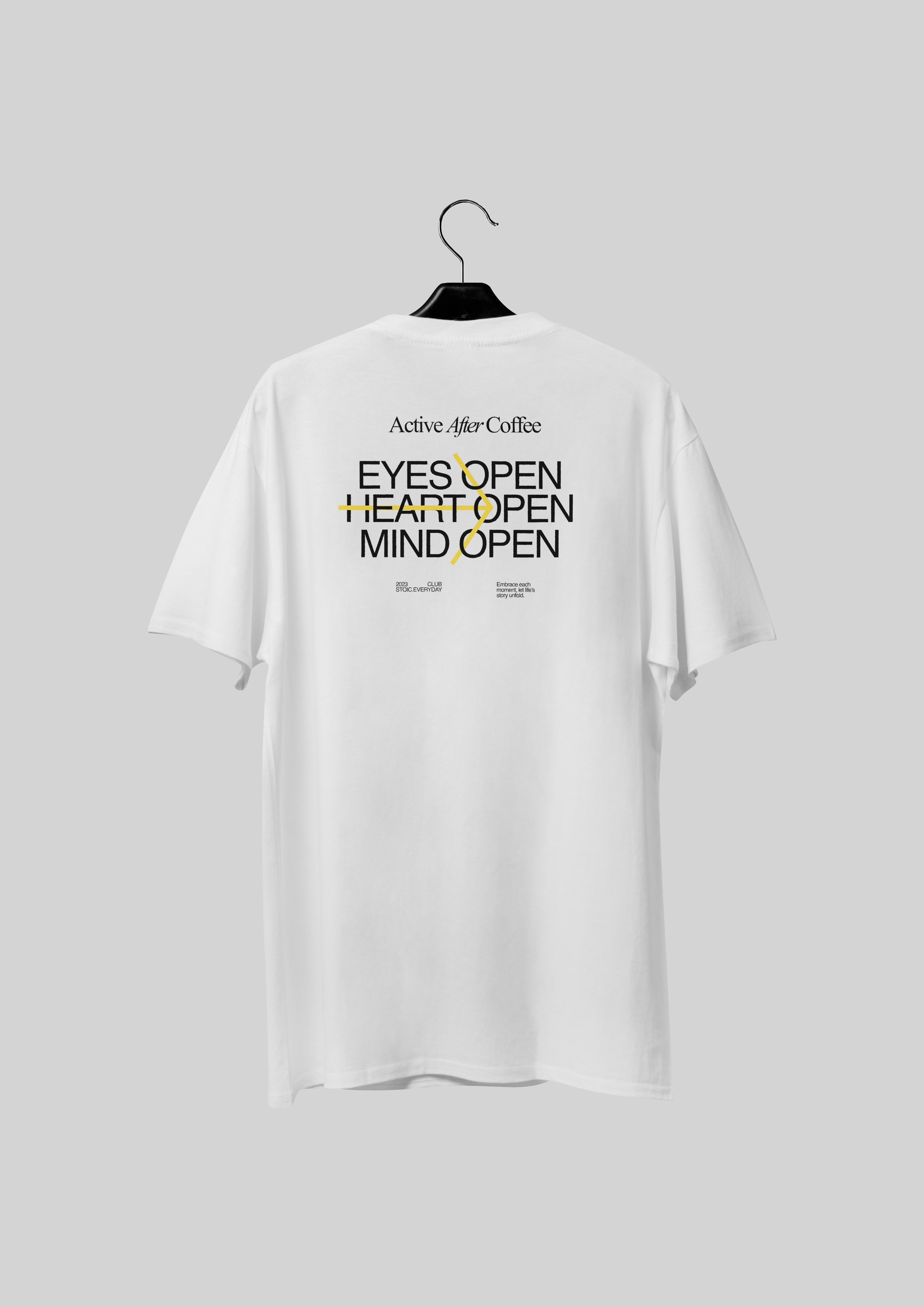 Active After Coffee Oversized T-shirt