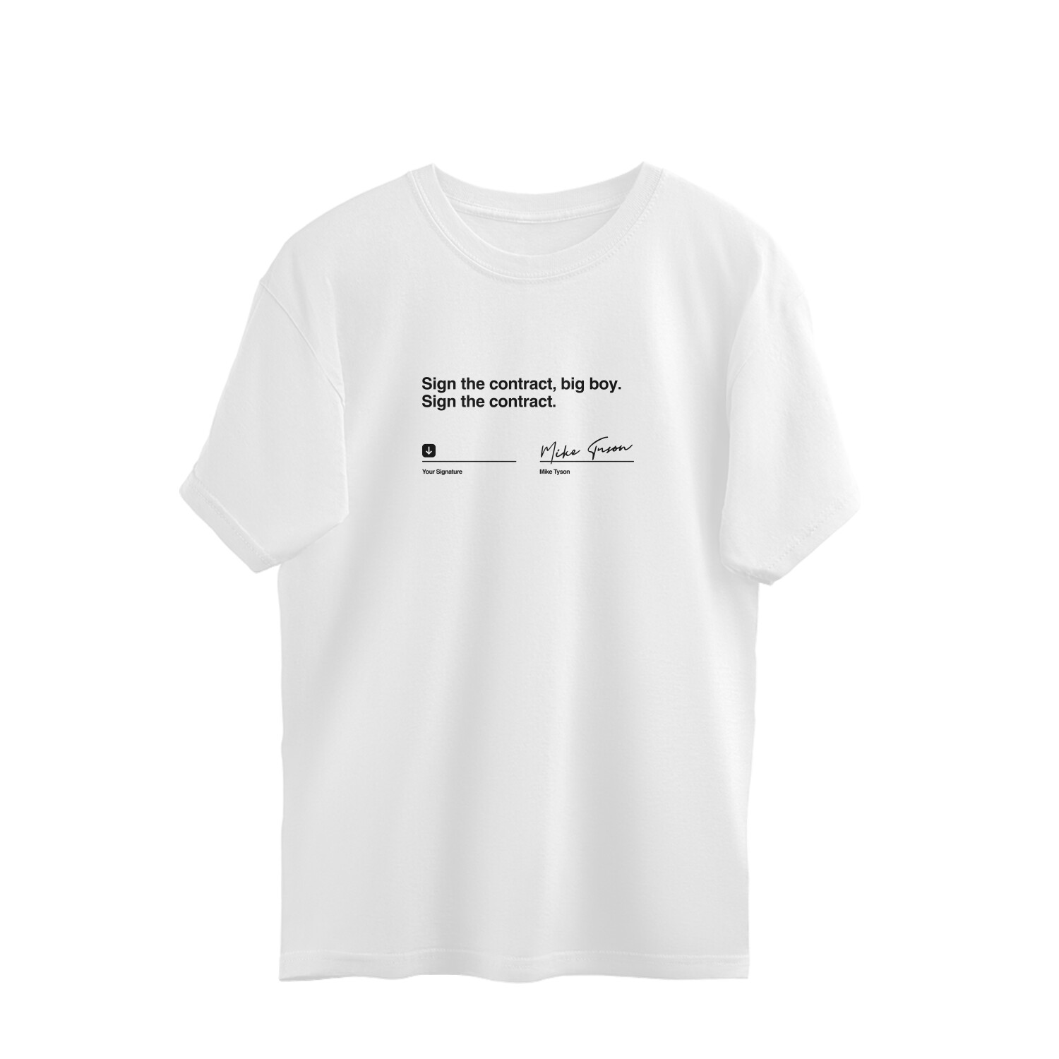 Sign the Contract Oversized T-shirt