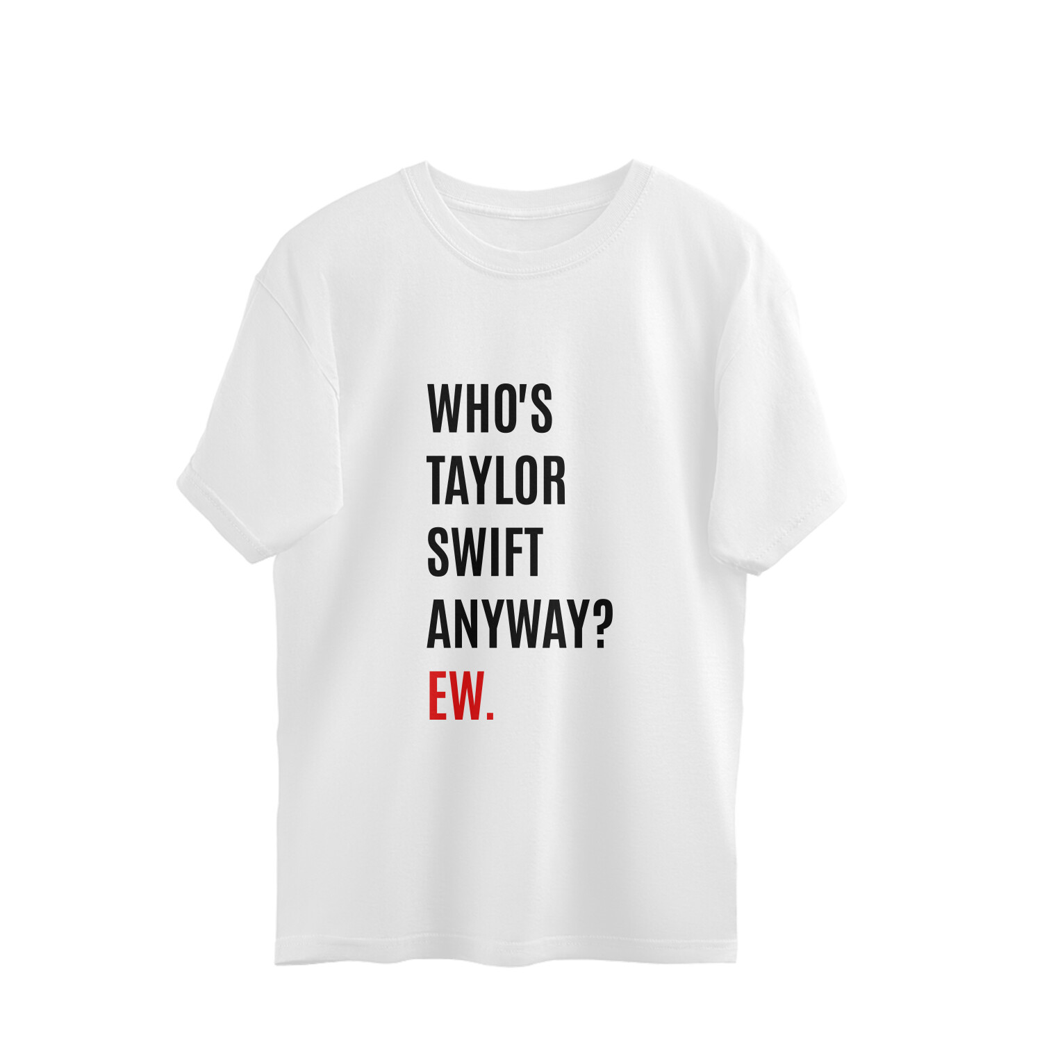 "ERAS Tour" White Oversized T-Shirt