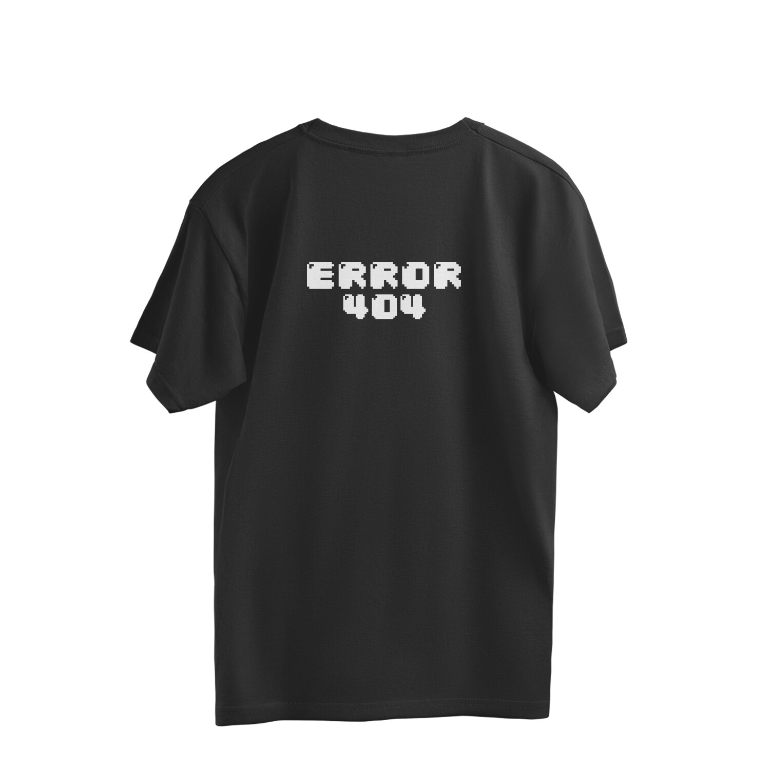 Dino-Error 404 Black Oversized T-shirt