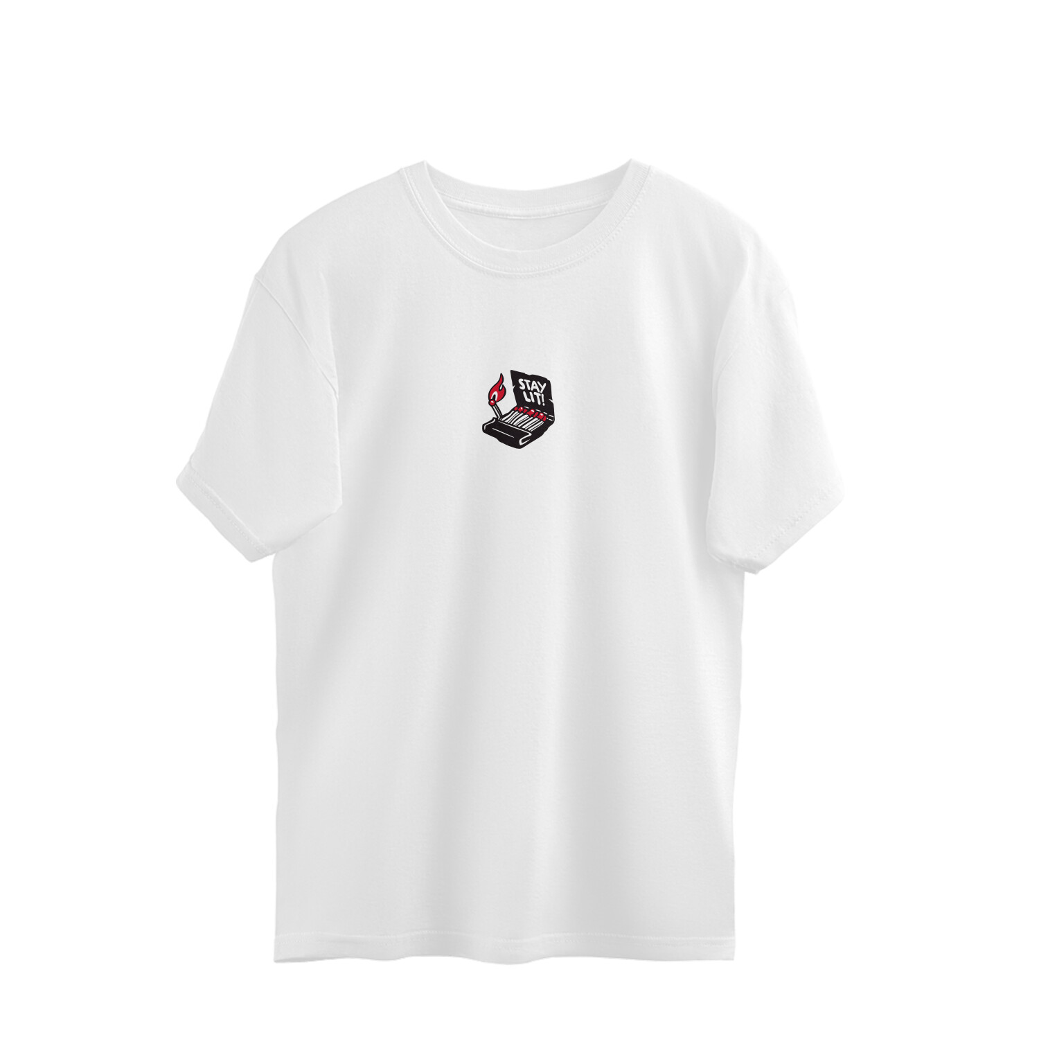 "STAY LIT" Oversized T-shirt