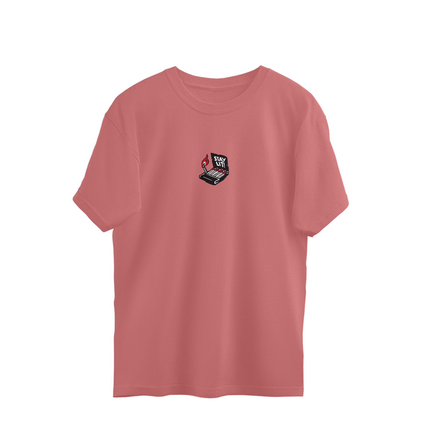 "STAY LIT" Oversized T-shirt