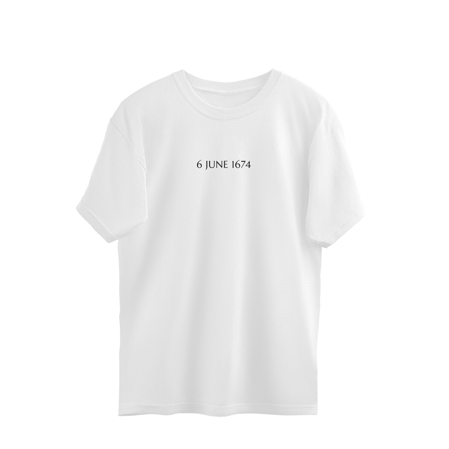 "The Legend of 1674" Oversized White T-Shirt
