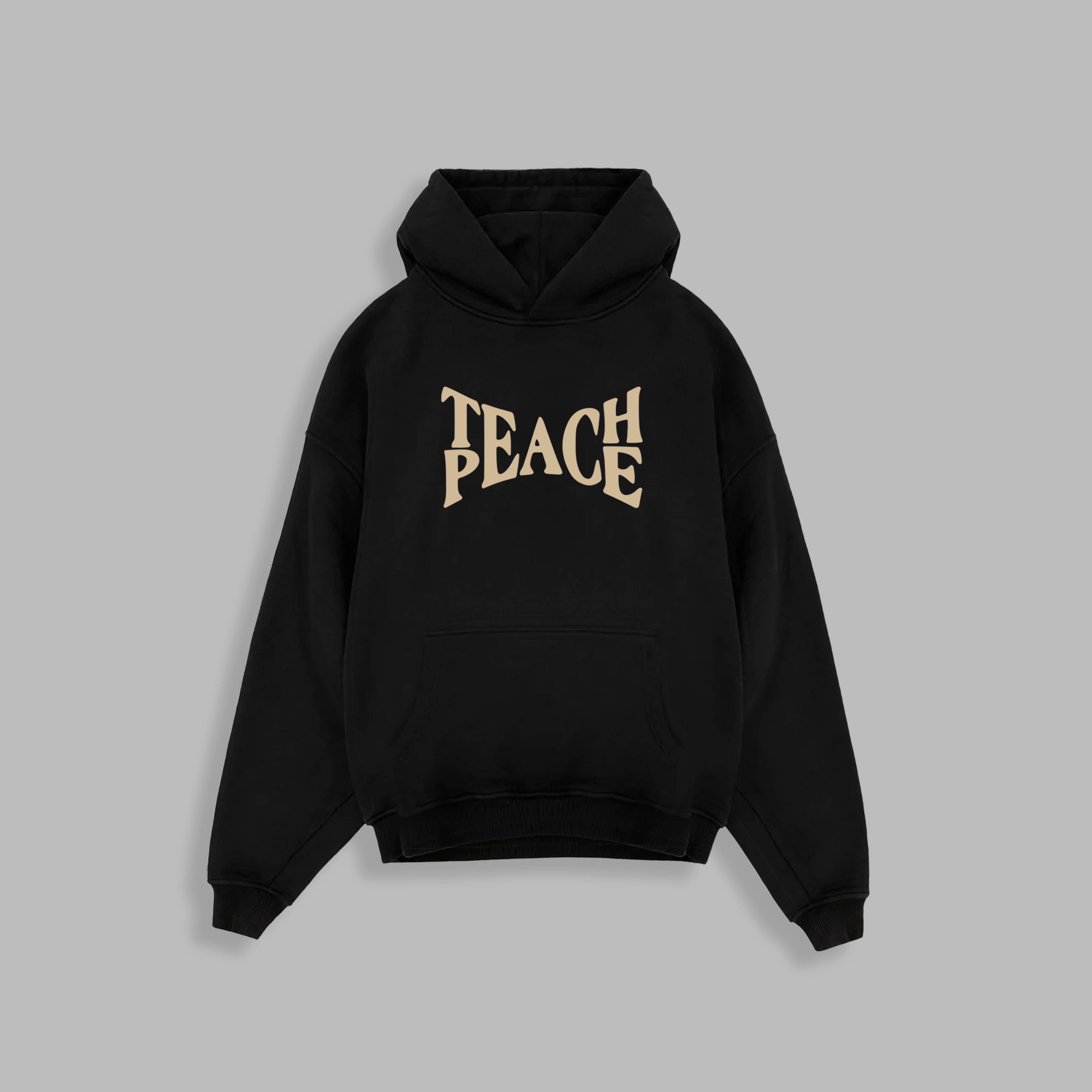 "Teach Peace" Premium Oversized Hoodie