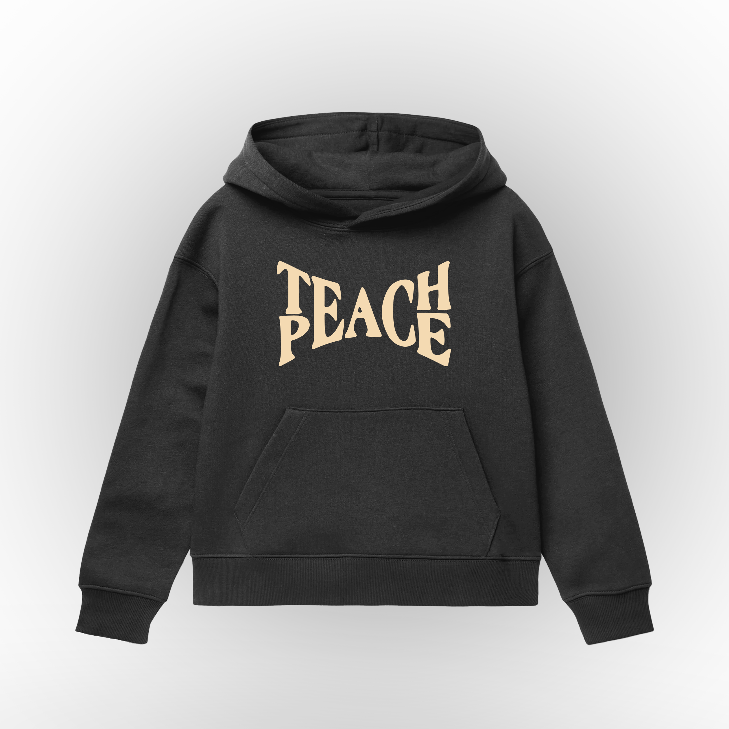 "Teach Peace" Premium Oversized Hoodie