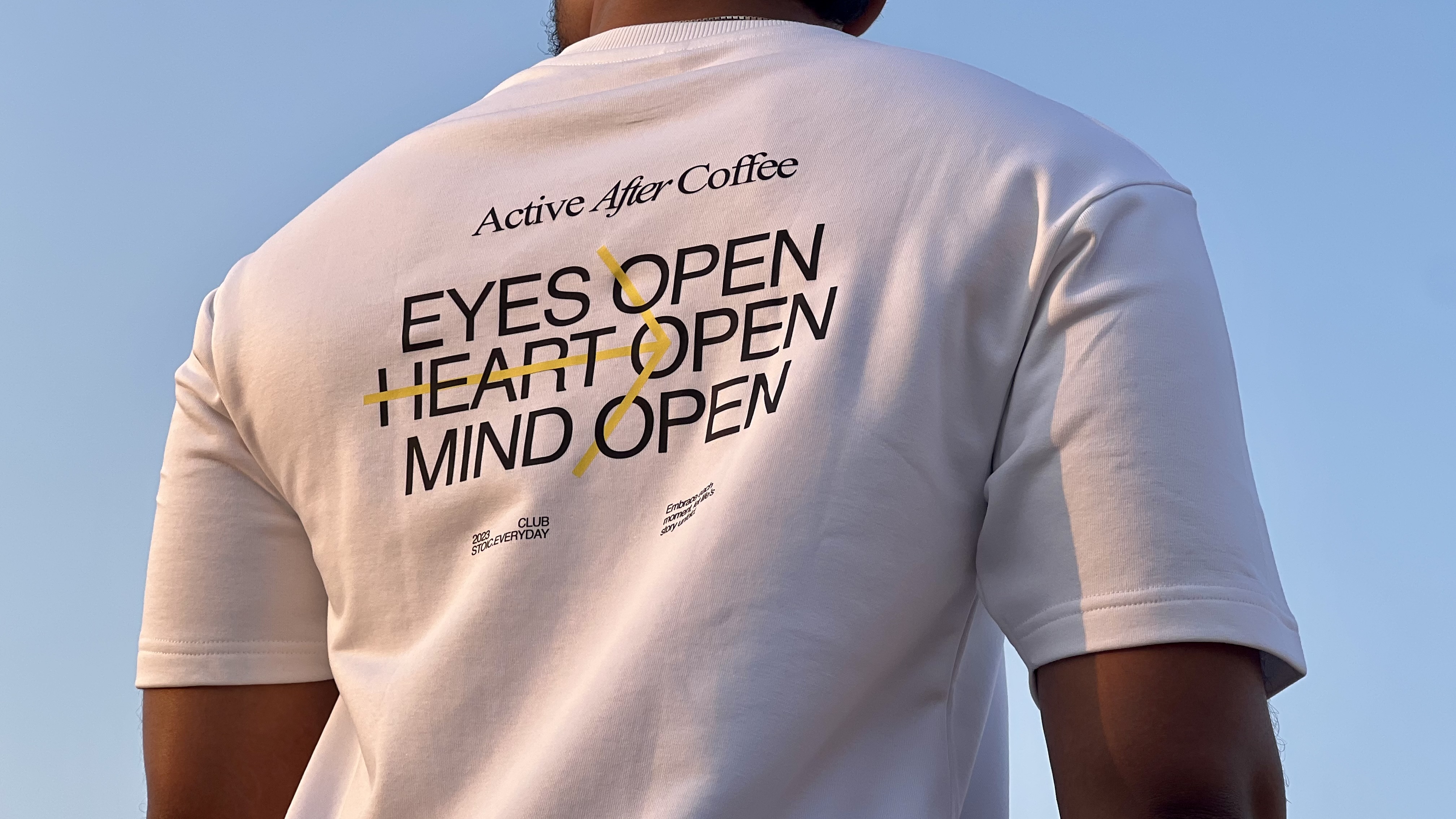 Active After Coffee Oversized T-shirt