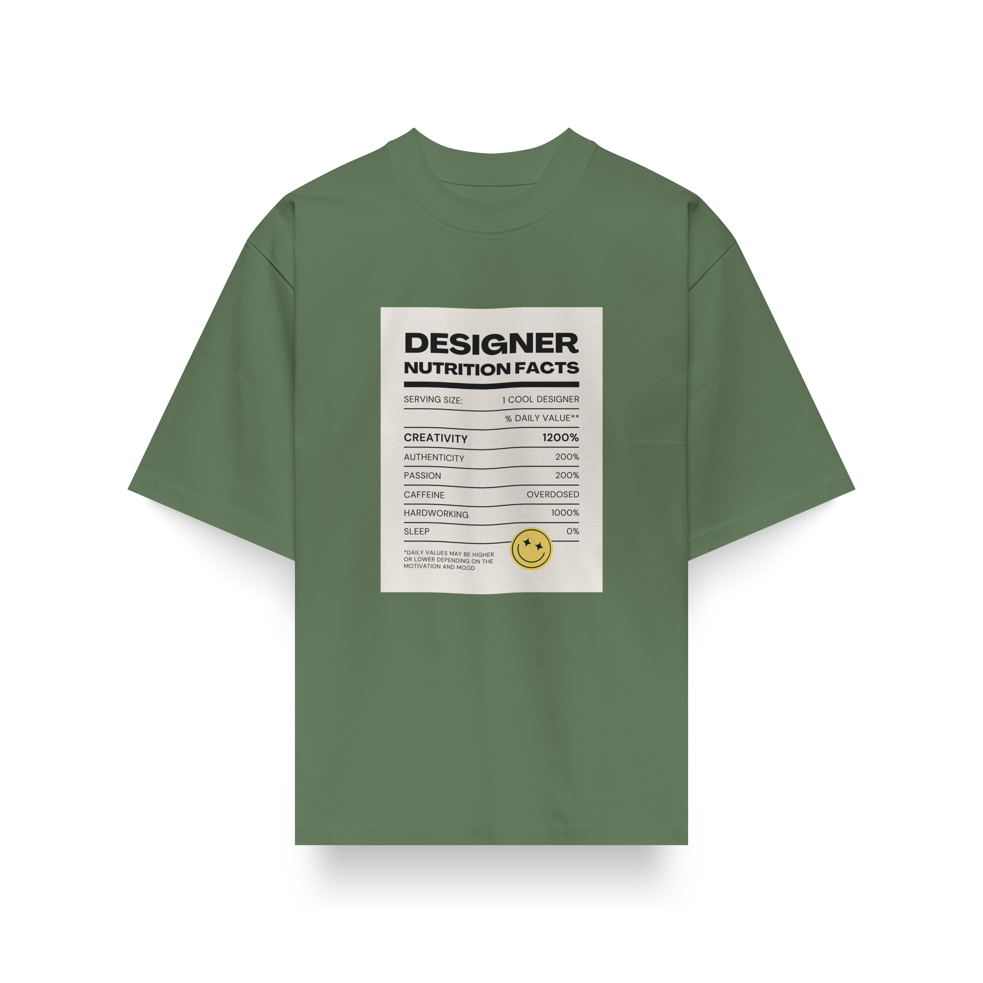 Hustle Label Oversized T-shirt